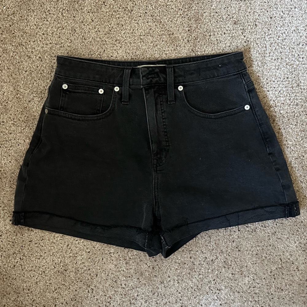 Madewell curvy fit denim shorts — 27 waist